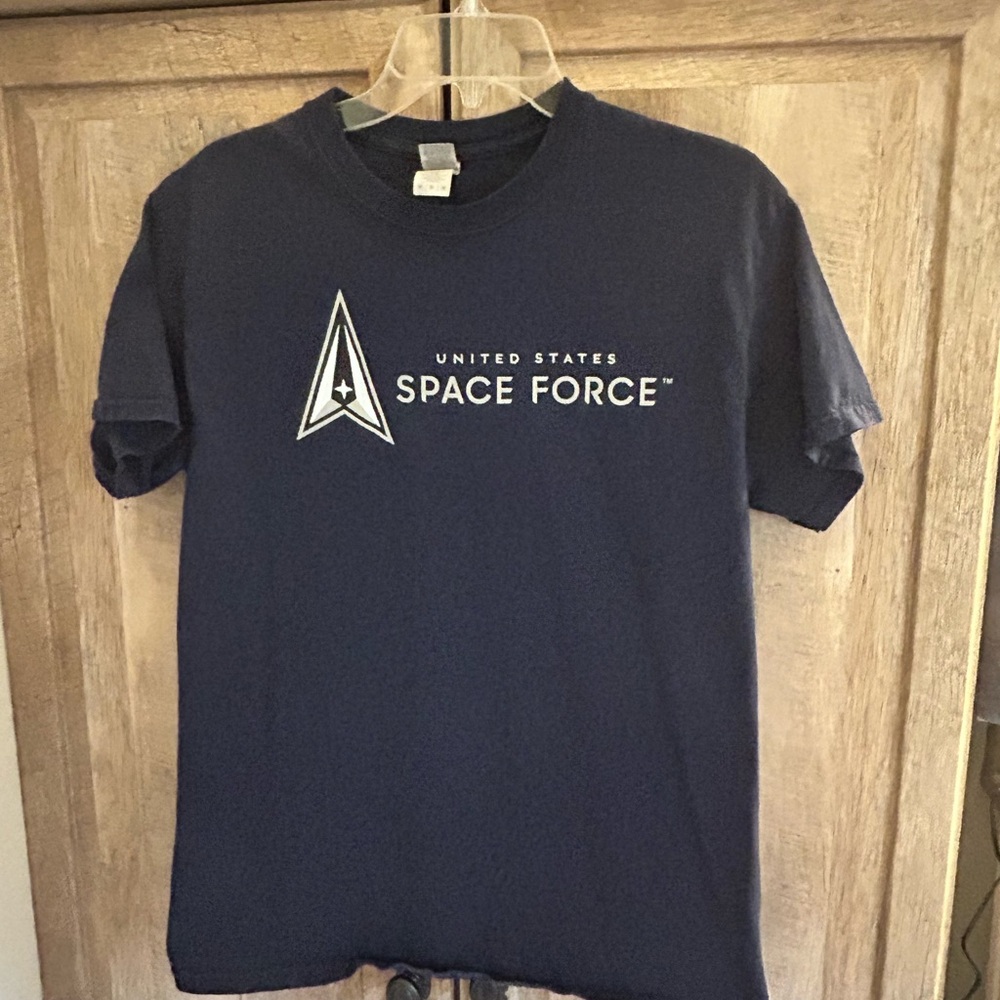 USSF medium Space Force Navy Blue T-Shirt unisex logo United States